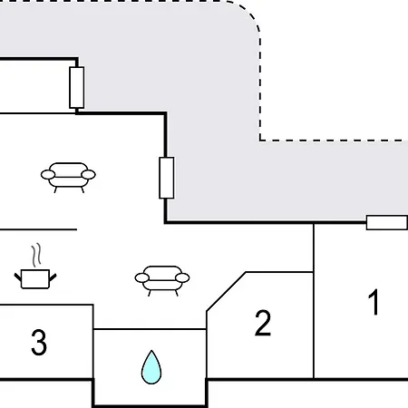 Stunning In With Kitchen 펜션 *