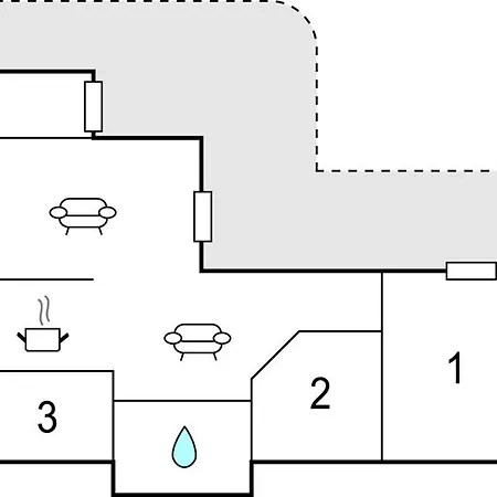 Stunning In With Kitchen Fåborg